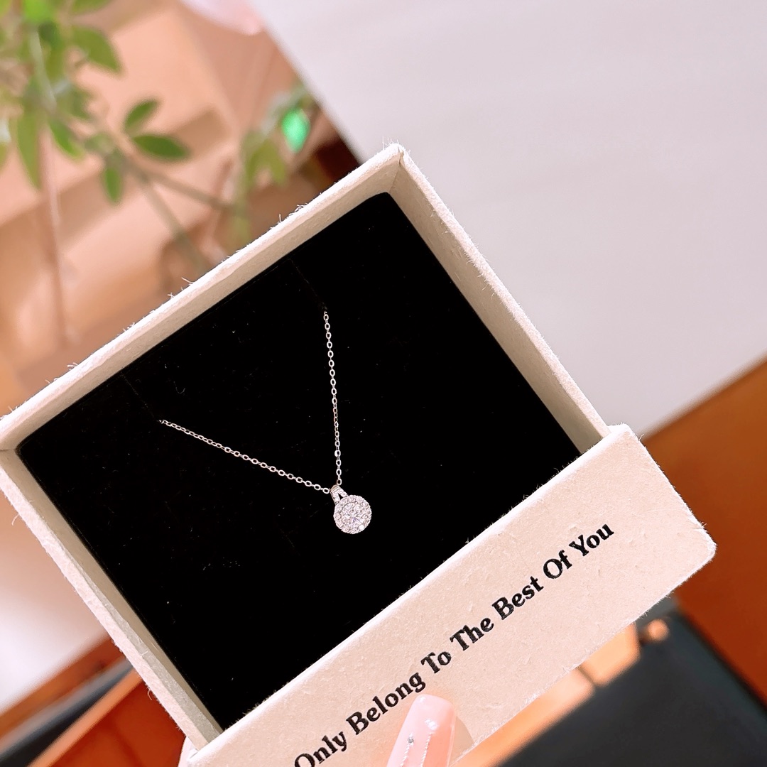 925 Silber Moissanit Kette Wald Geschenk für beste Freundin Silber