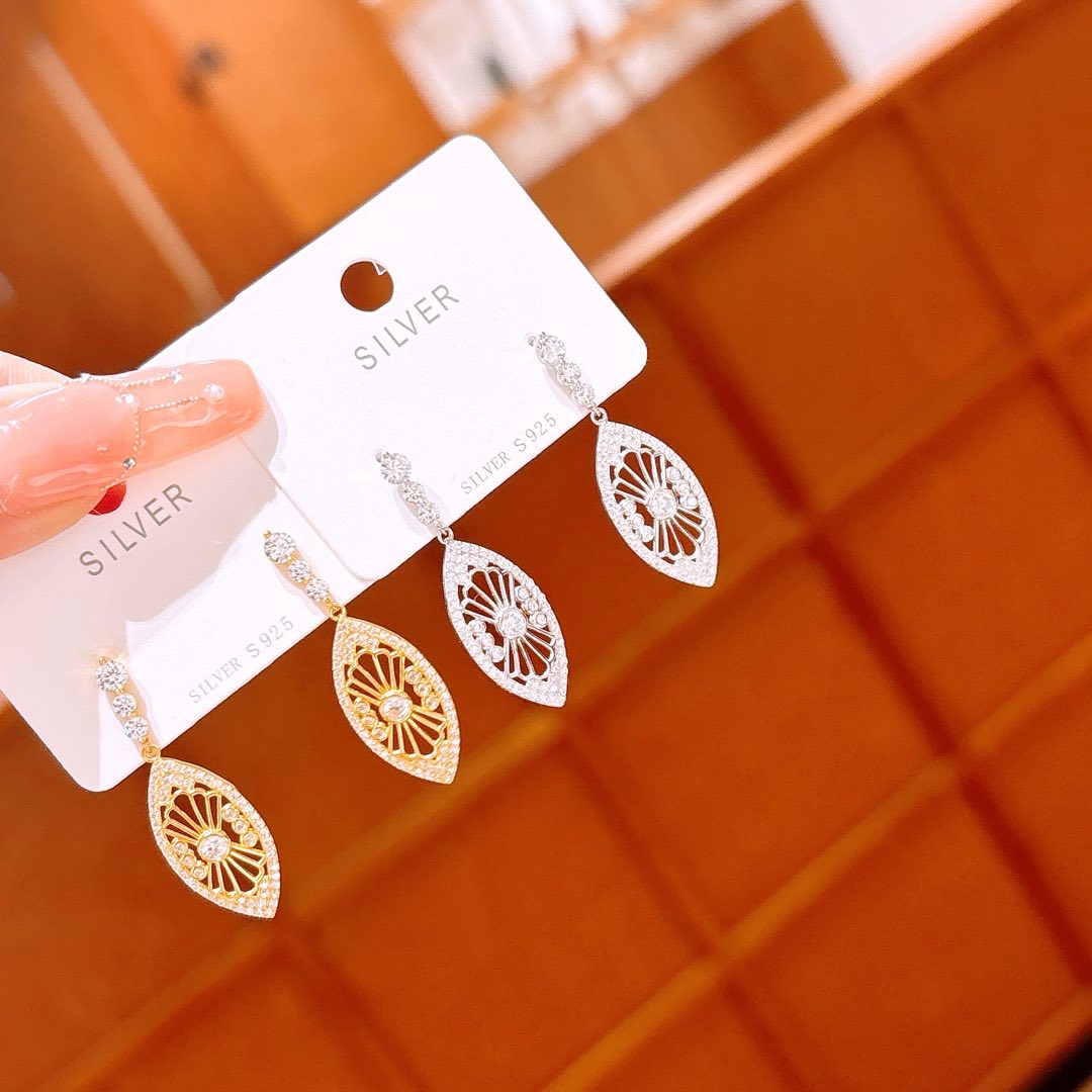 ファッションニッケル無添加銀イヤリングシルバー 婚約