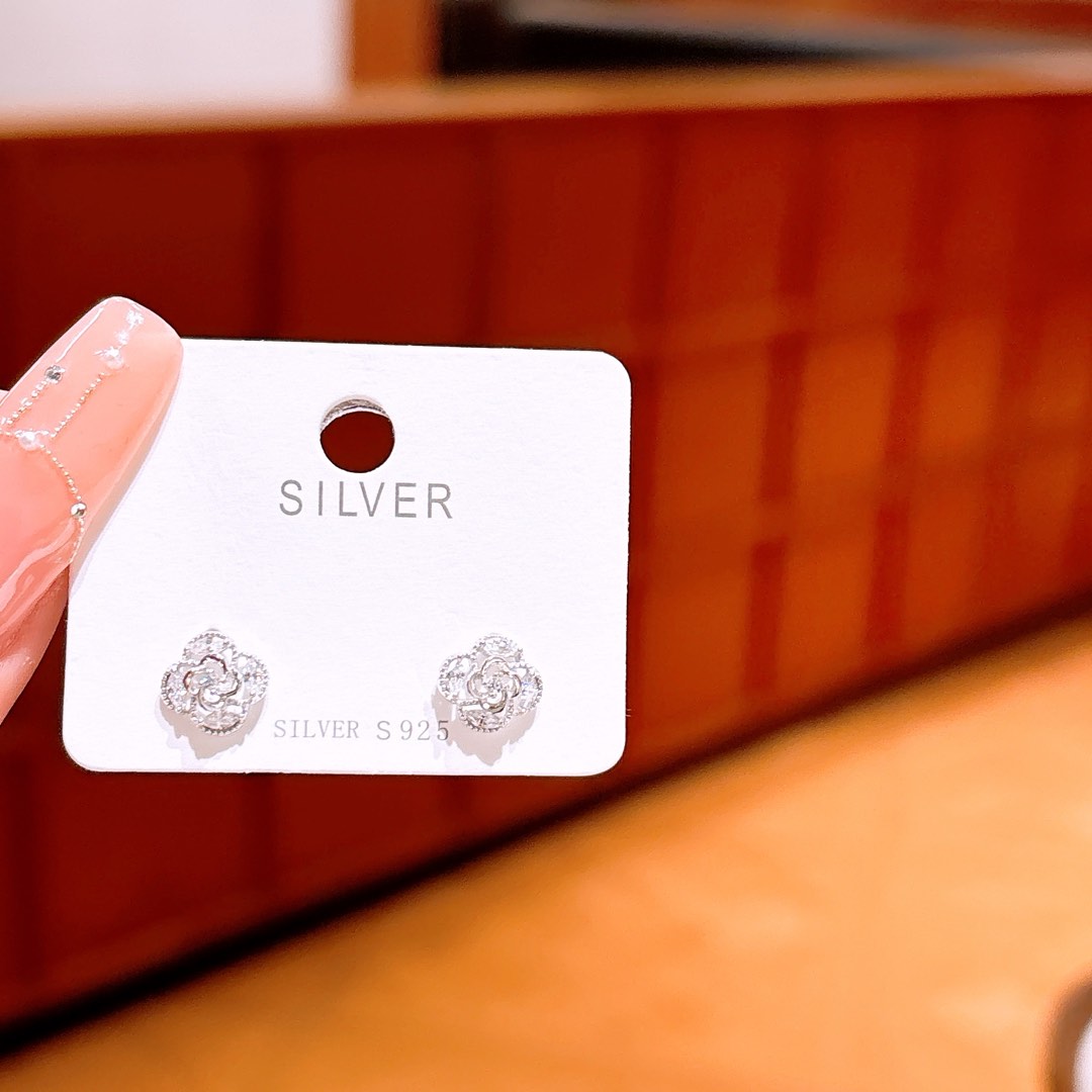 Nickel Free Silver Earrings Forest Father's Day Silver