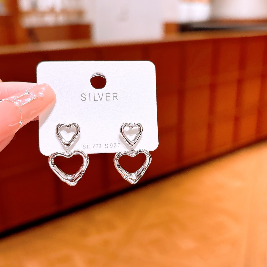 High Polish Silver Earrings Fresh Bestie Gift Gold