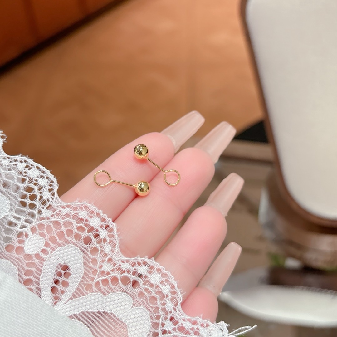 925 Silver Earrings Artistic Anniversary Gold