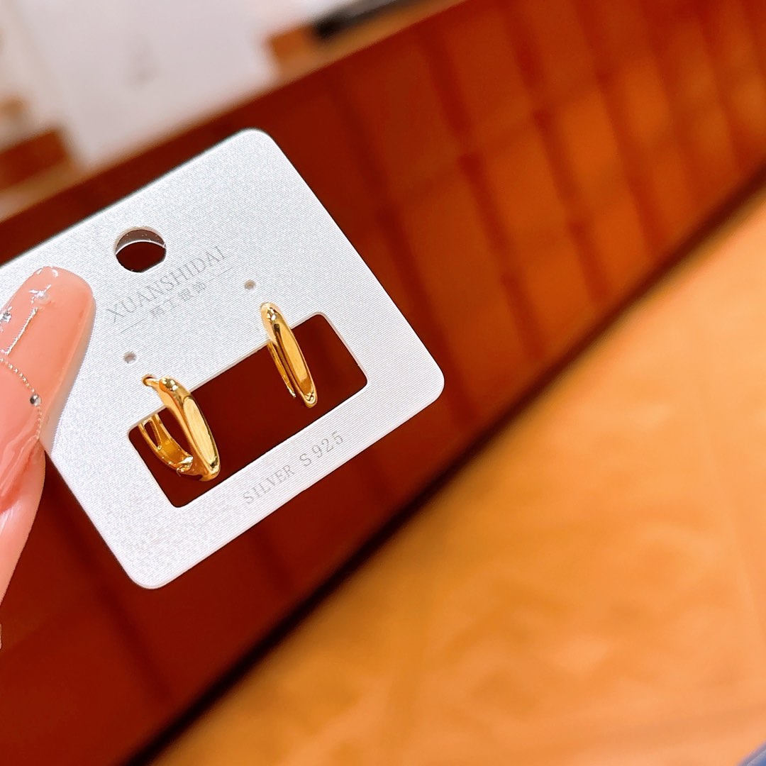 Nickel Free Silver Ear Cuffs Soft Teacher's Day Gold