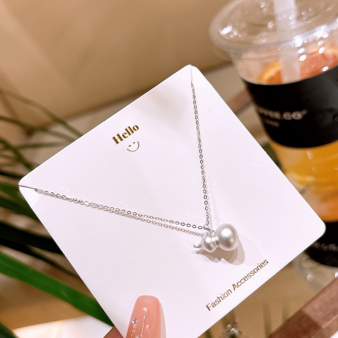 High Polish Silver Necklace Girly Annual Party Gold