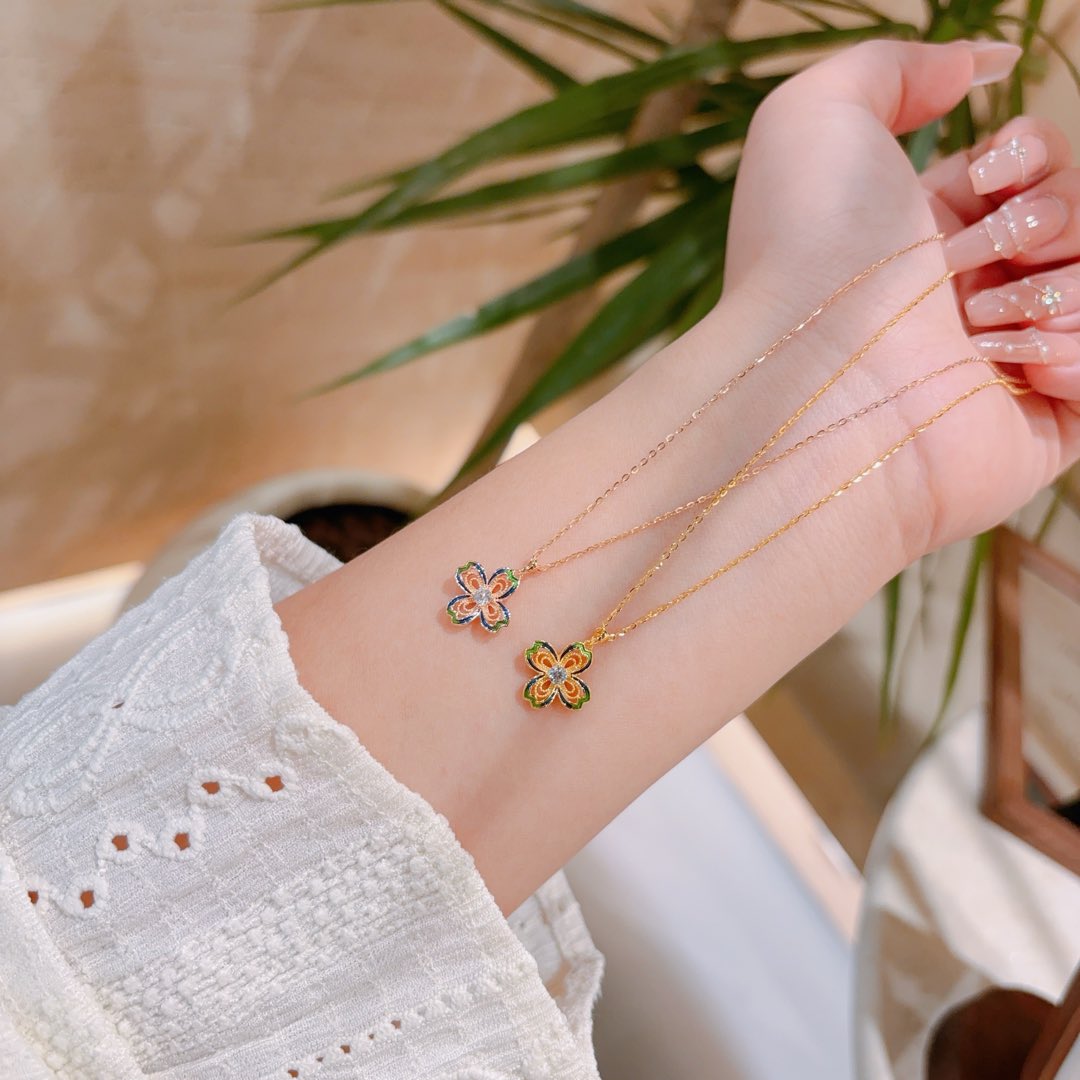 Fine Silver Necklace Playful Wedding Favor Silver