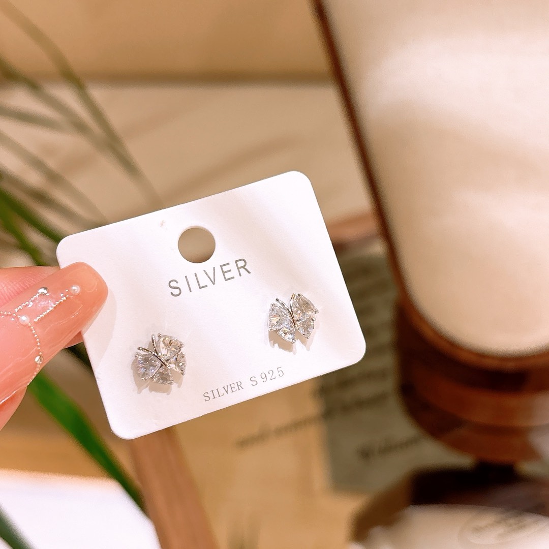 High Polish Silver Earrings Sweet & Cool Mother's Birthday Gold