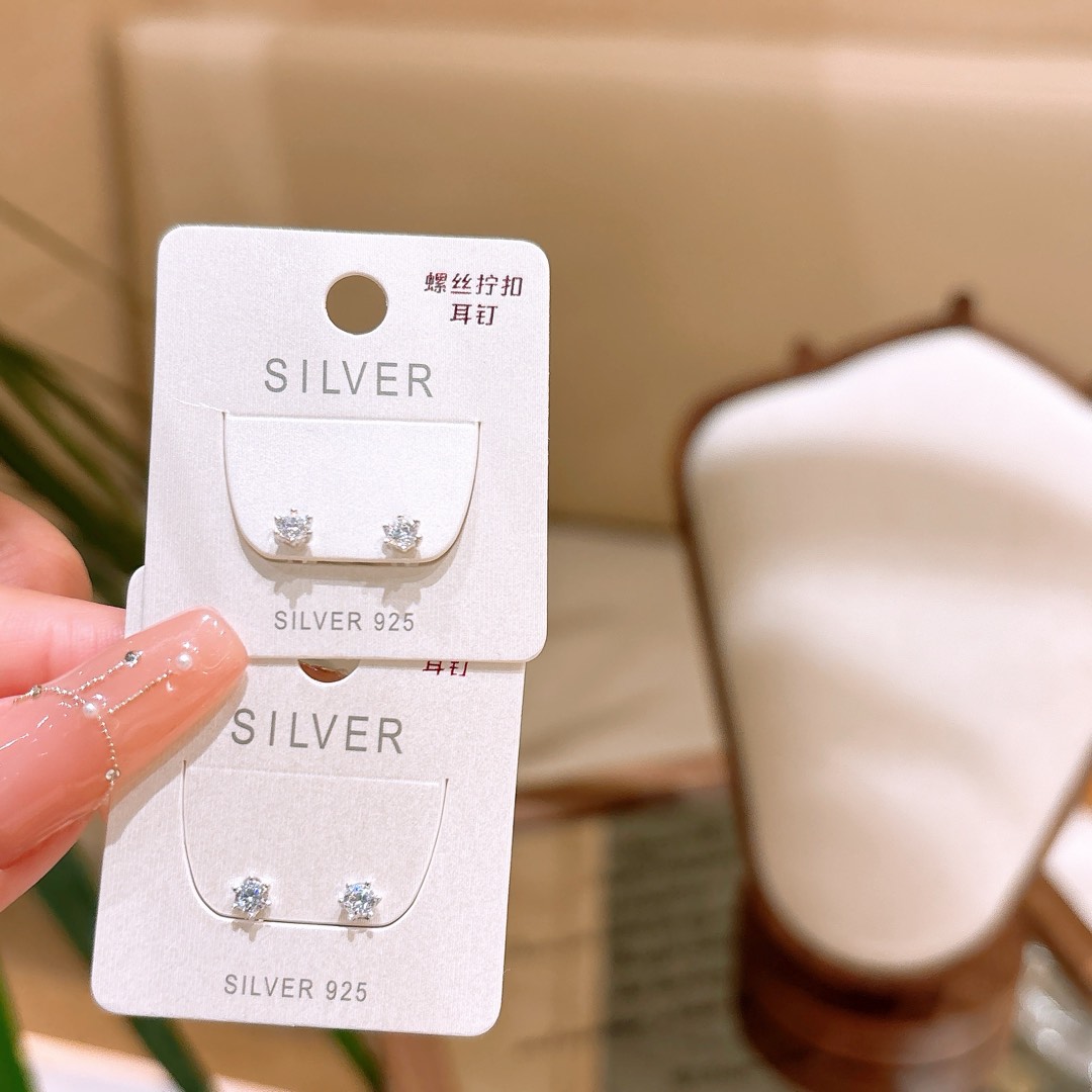 Nickel Free Silver Screw-back Studs Soft Proposal Gold