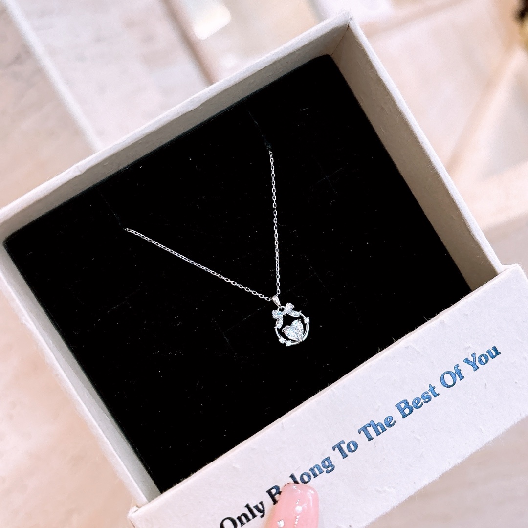 Low Allergy Silver Necklace Ins Style Confession Silver