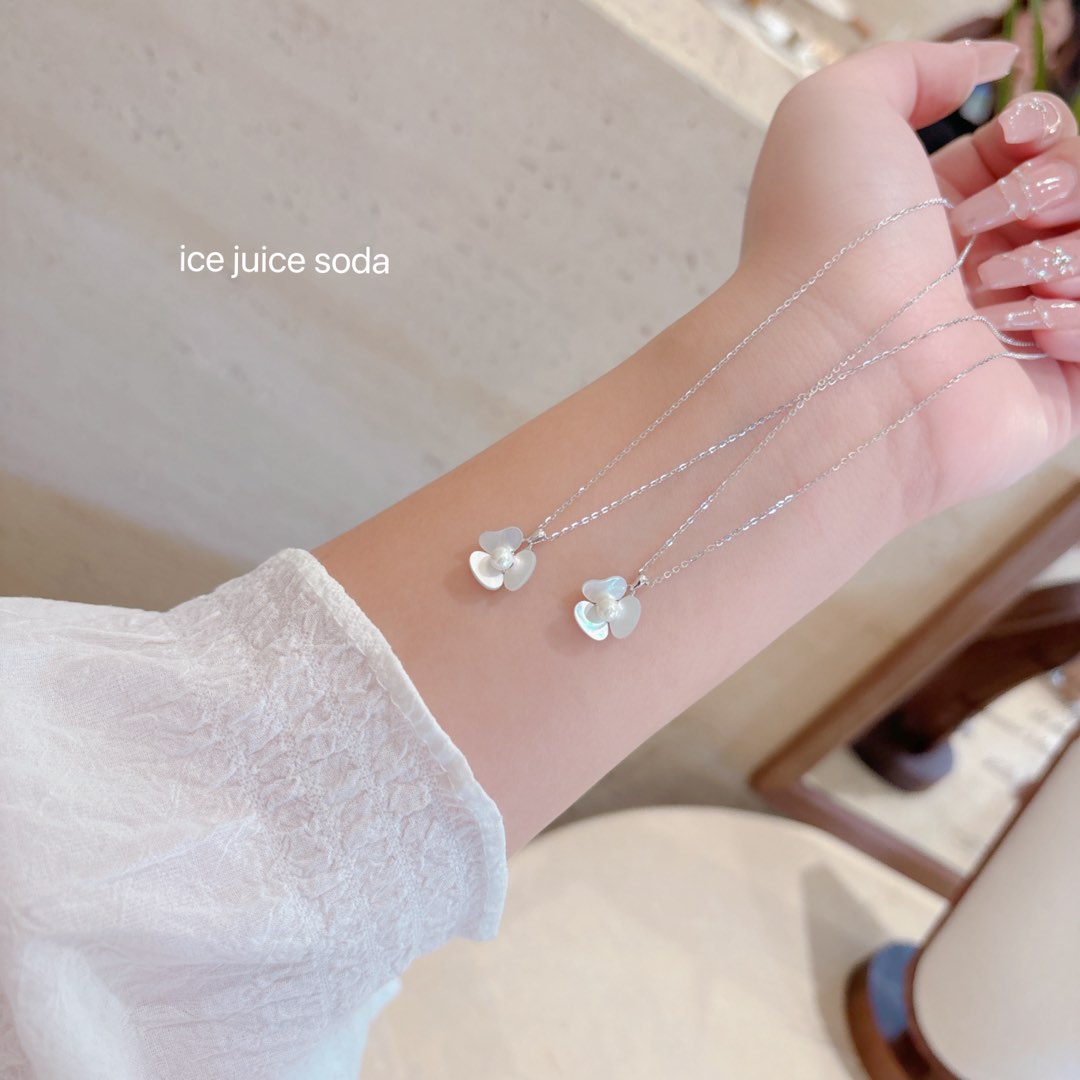 S925 Sterling Silver Necklace Lively New Year Silver