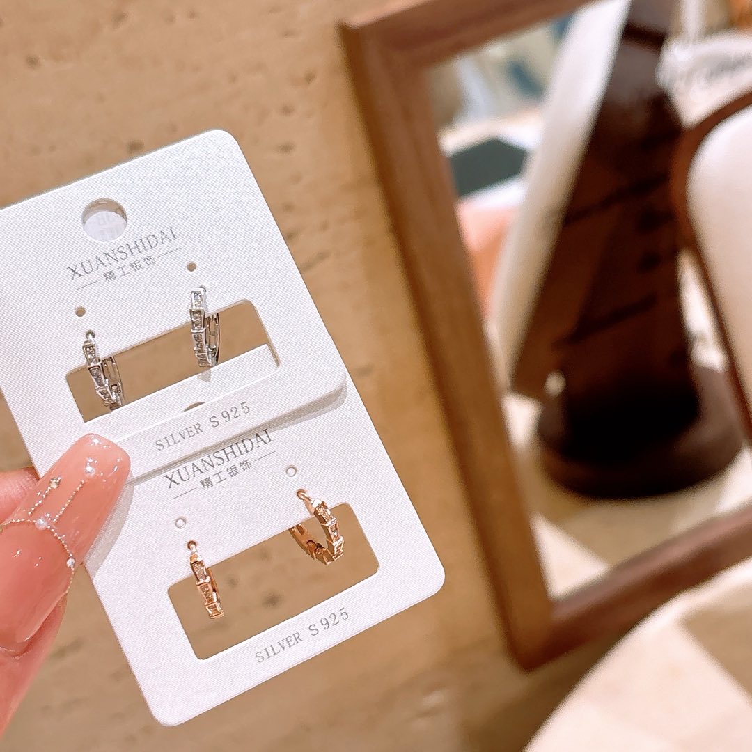 925 Silver Ear Cuffs Vintage Birthday Gold