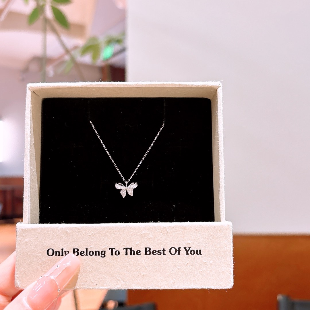 アーティスティック高品質シルバーネックレスシルバー クリスマス