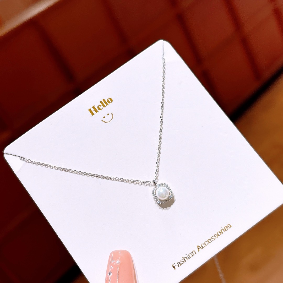 925 Silver Necklace Gentle Birthday Gold