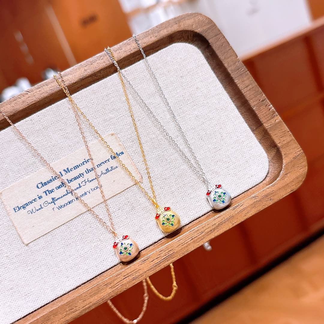 Low Allergy Silver Necklace Sweet Engagement Silver