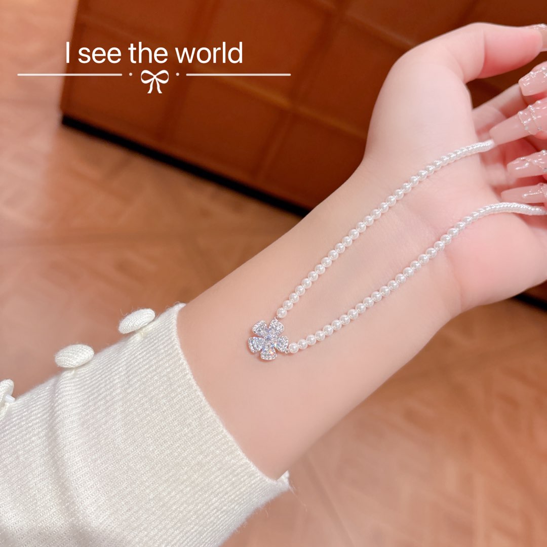 Nickel Free Silver Necklace Chic Wedding Registration Silver