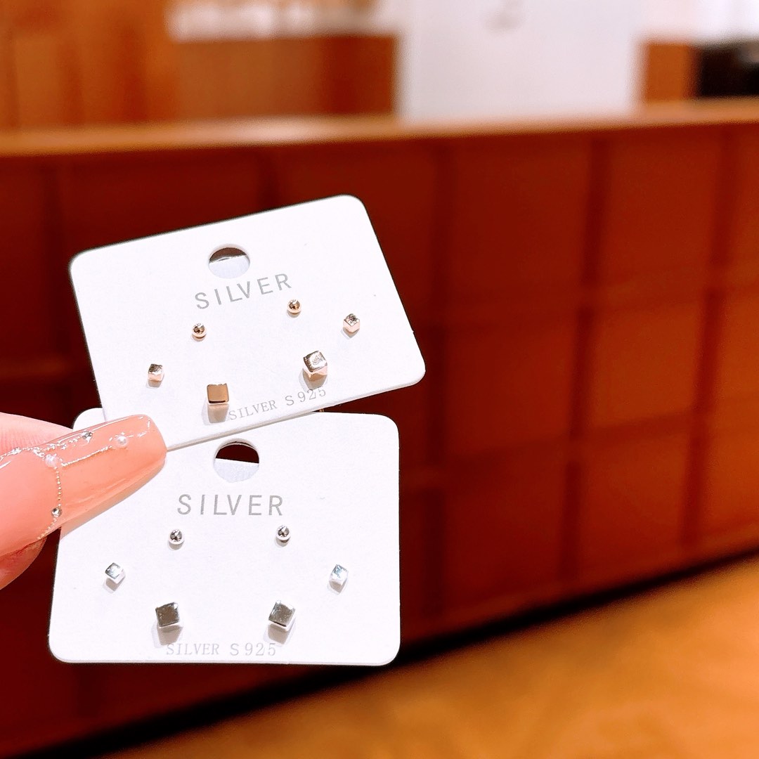 ユニークニッケル無添加銀イヤリングシルバー ウェディングギフト