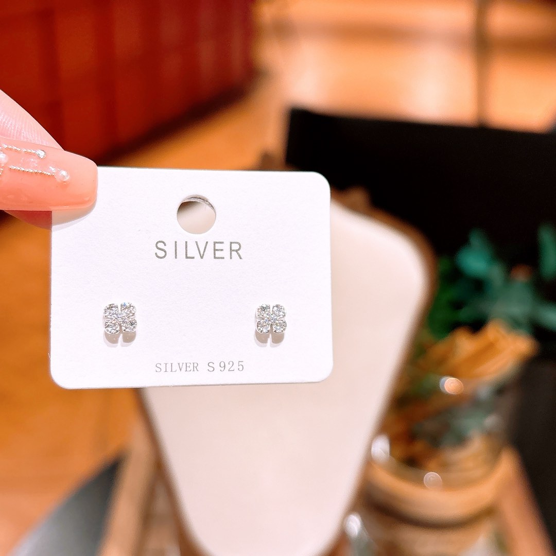 High Polish Silver Earrings Soft Christmas Gold