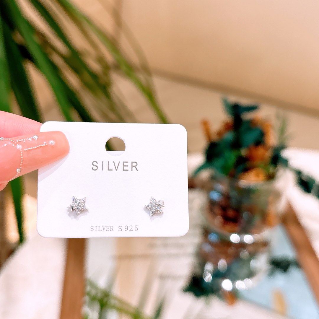 925 Silver Earrings Forest Travel Silver