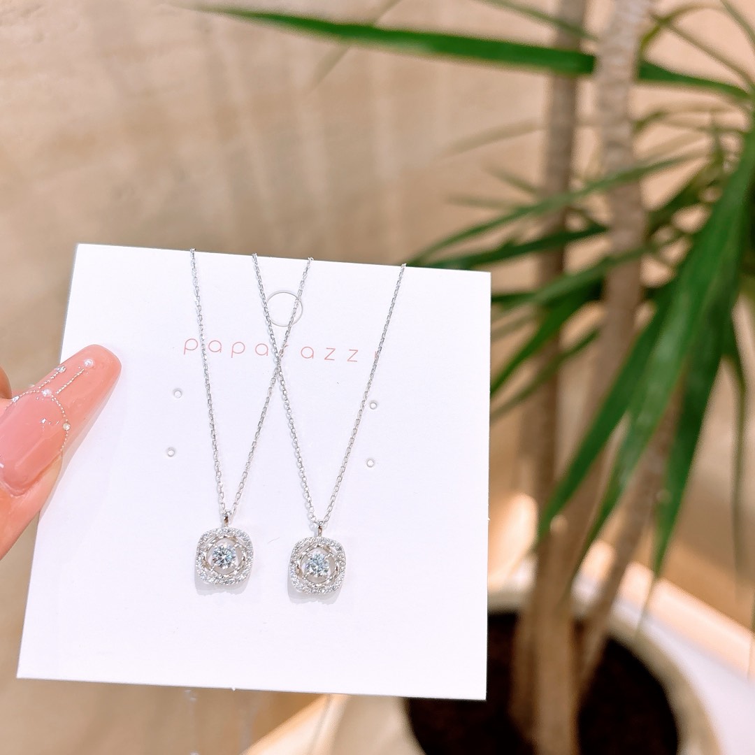 High Polish Silver Necklace Ins Style Father's Day Silver