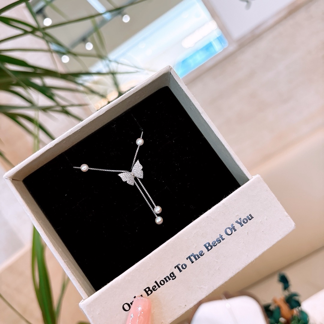 S925 Sterlingsilber Kette Koreanischer Stil Lehrertag Silber