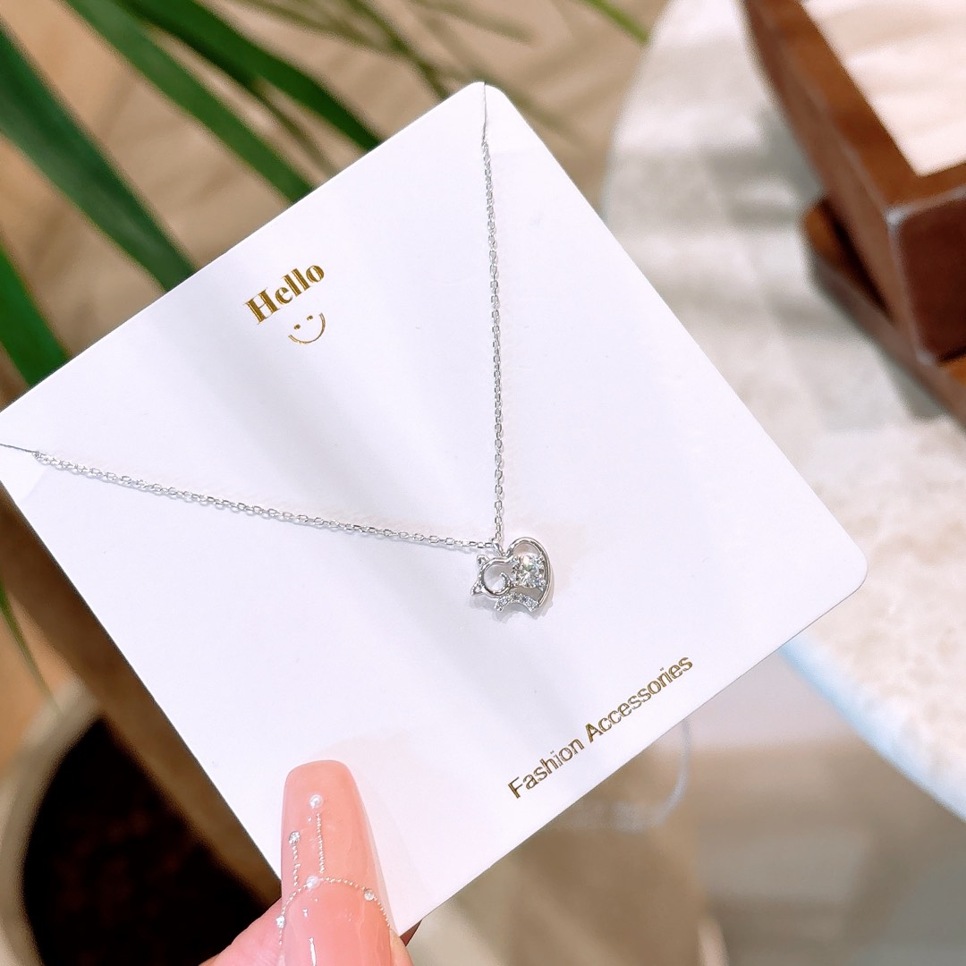 Low Allergy Silver Necklace Ultra Minimal Bestie Gift Gold