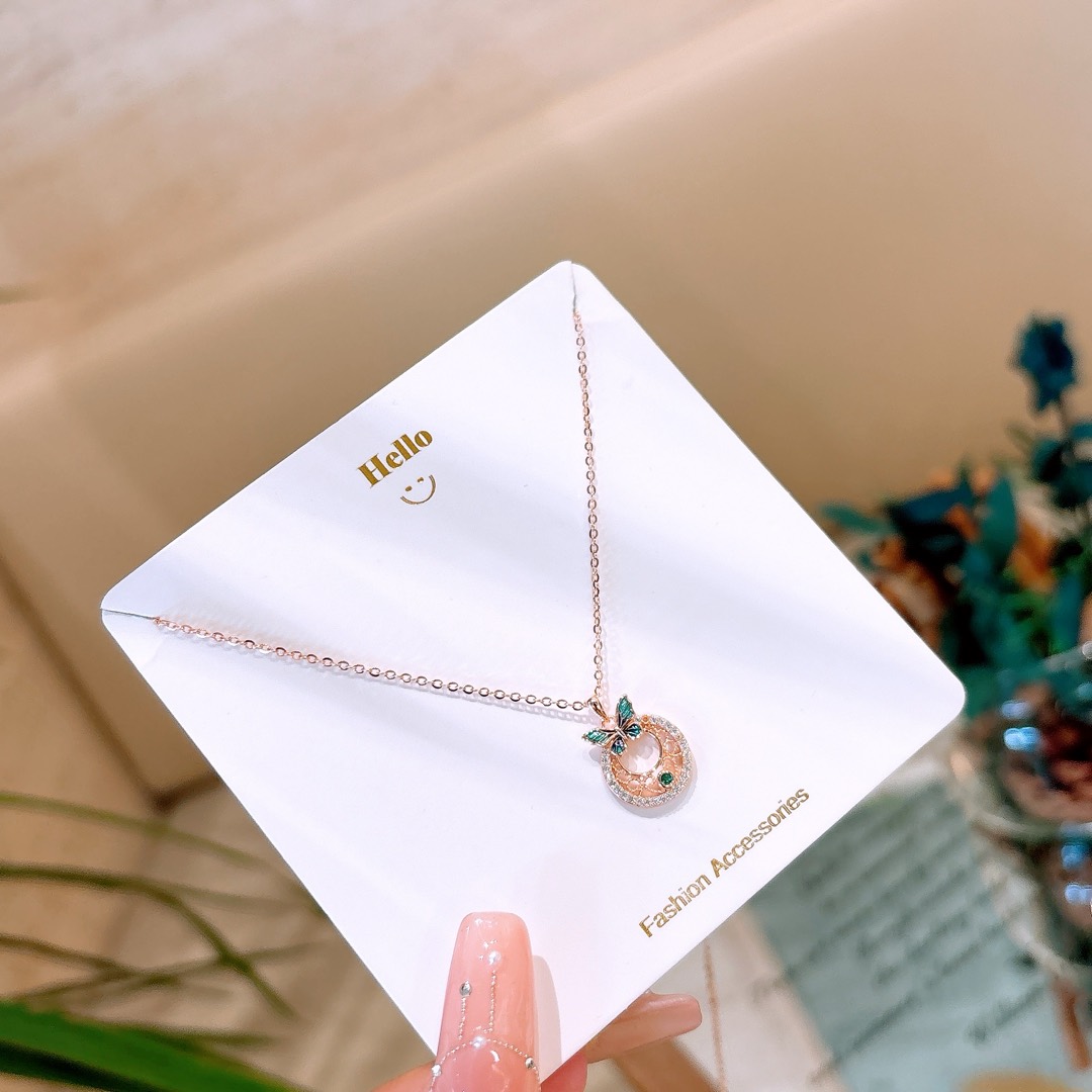 ラグジュアリーニッケル無添加銀ネックレスシルバー 記念日