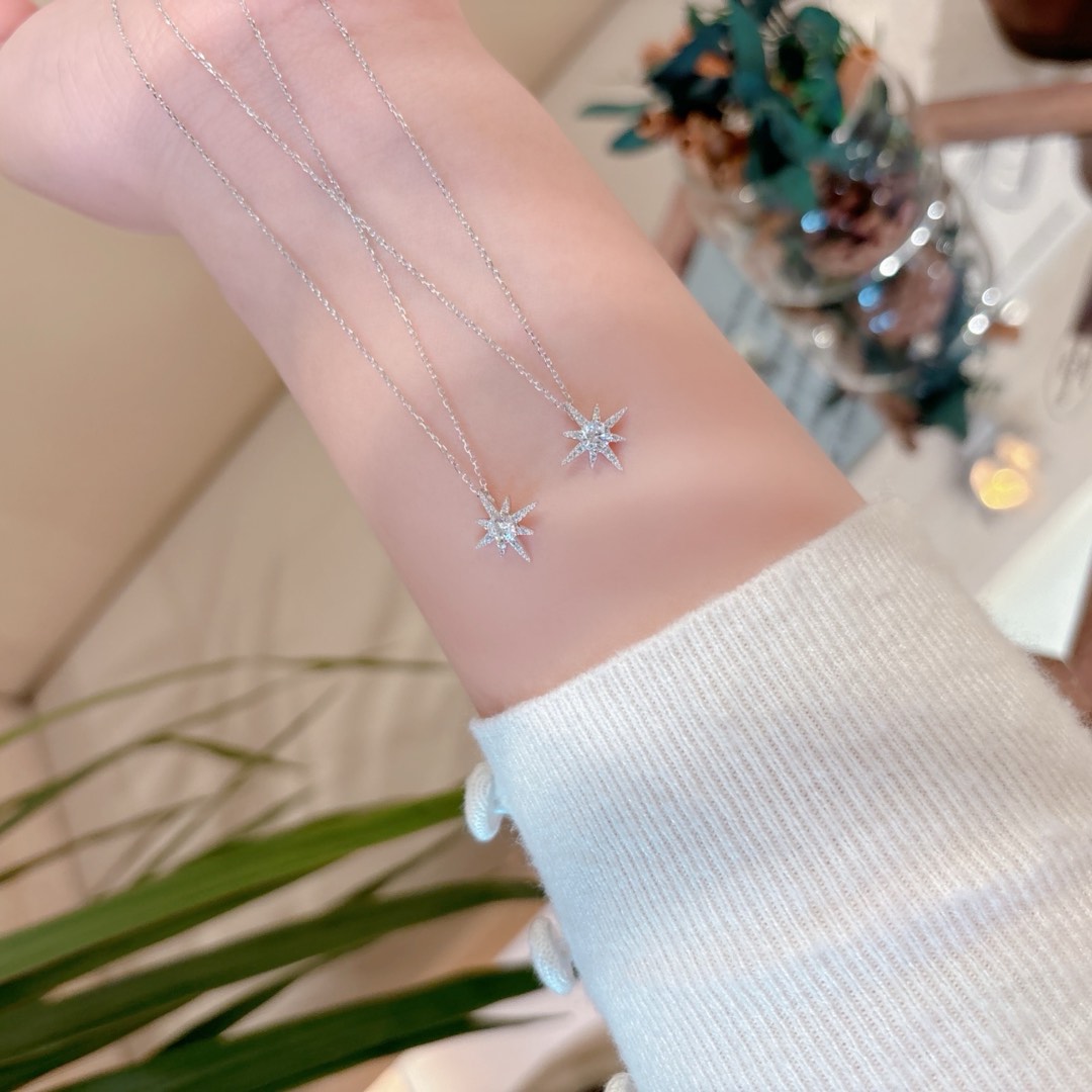 Massivsilber Kette Mode Büro Silber