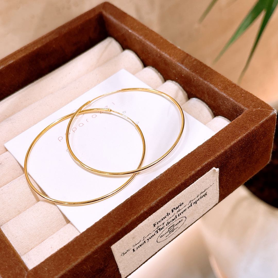 Low Allergy Silver Hoop Earrings Playful Banquet Gold