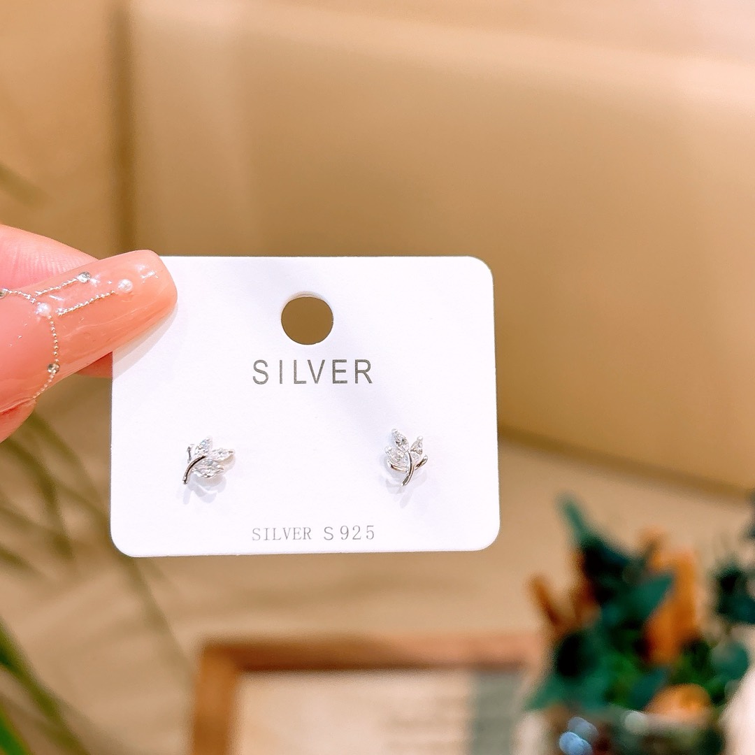 Fine Silver Earrings Premium Office Silver