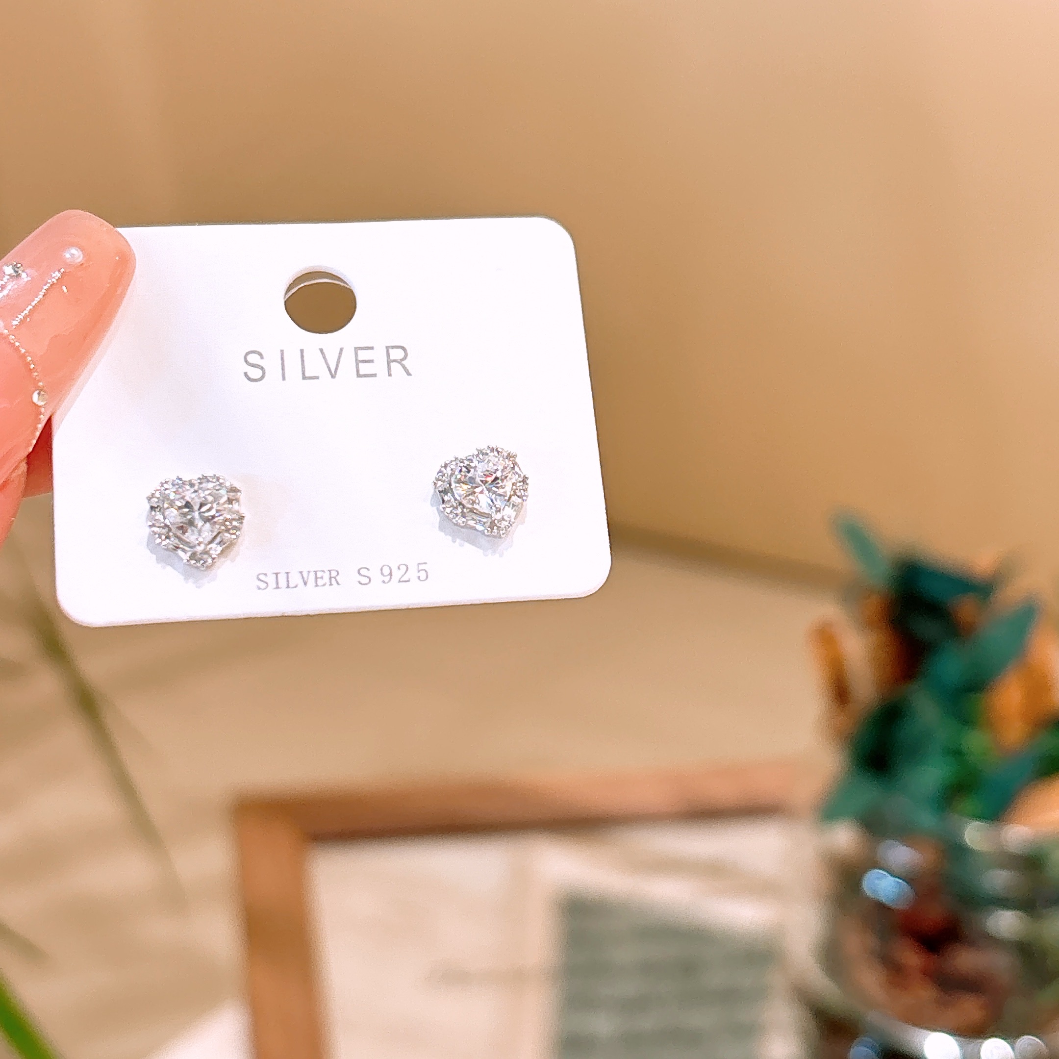 925 Silver Earrings Playful Banquet Gold