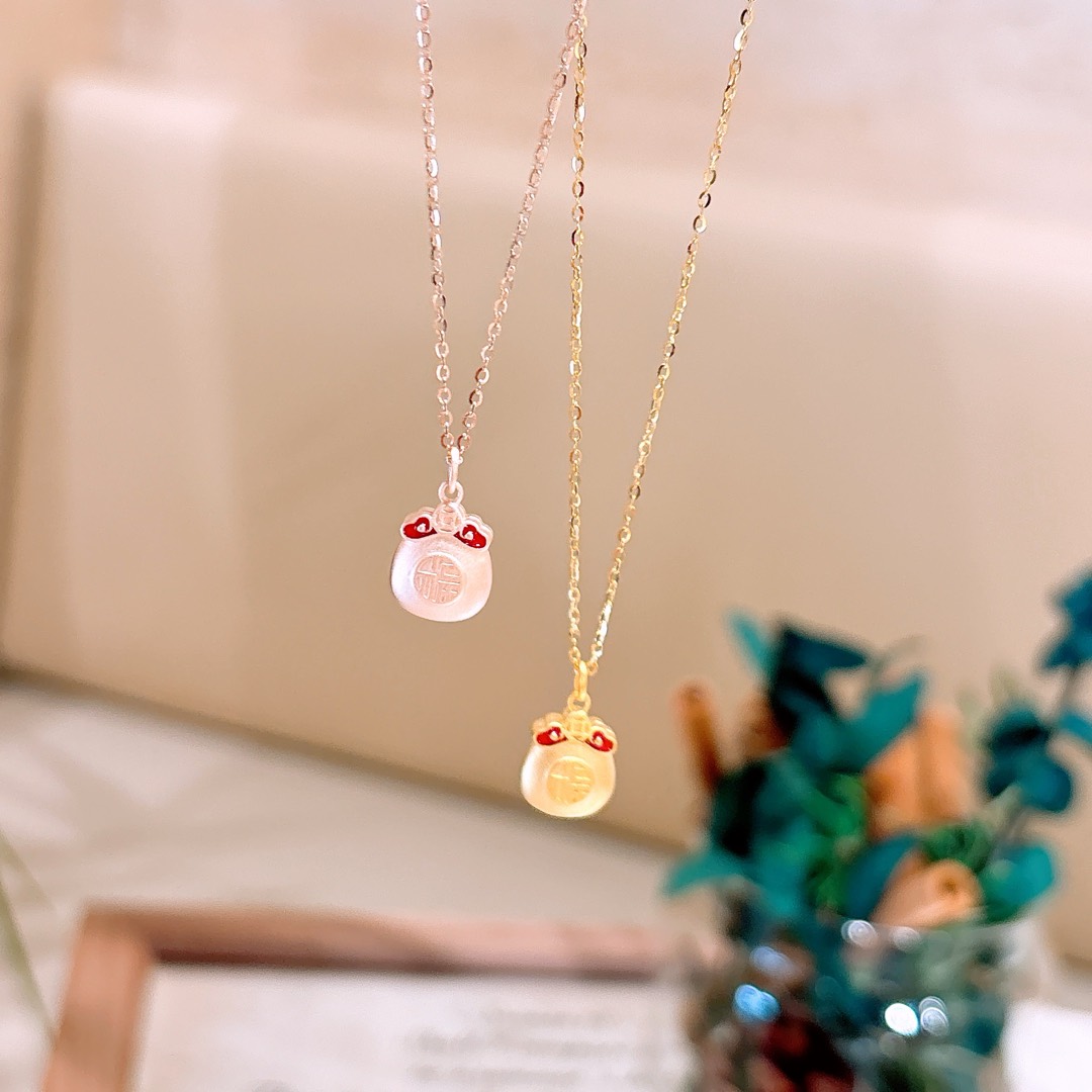 Hypoallergenic Silver Necklace Ins Style Christmas Silver