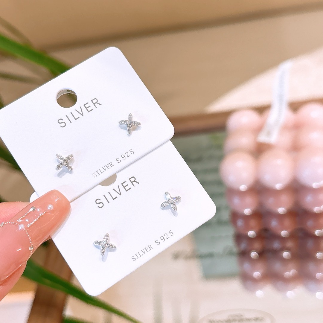 Nickel Free Silver Earrings Dainty Wedding Registration Silver