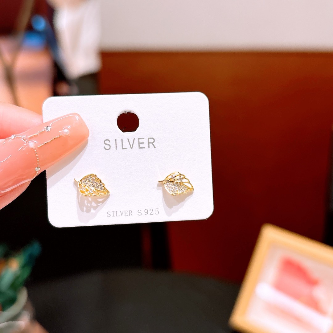 Nickel Free Silver Earrings Precision Gift for Her Gold