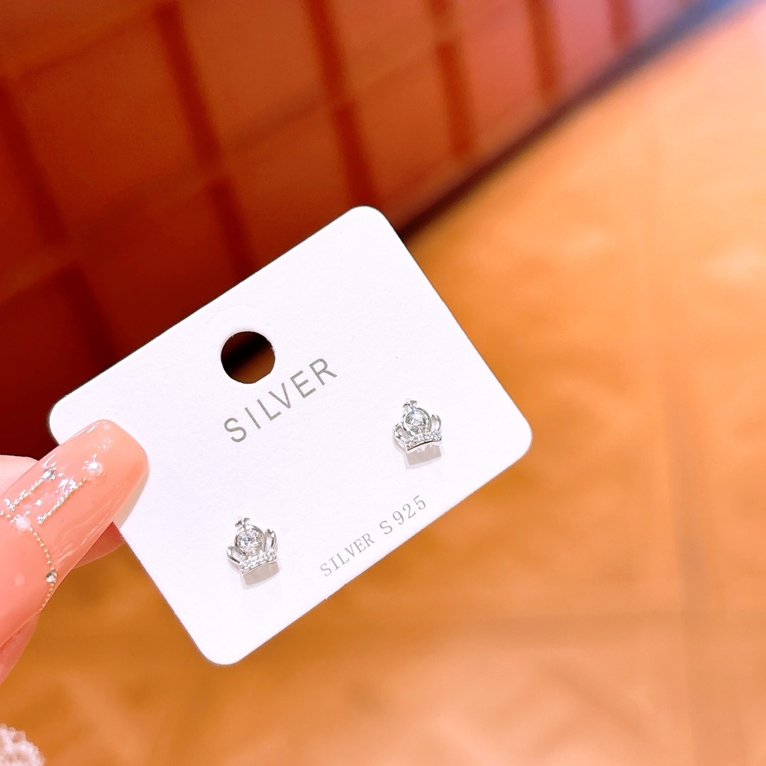 925 Silver Earrings Chic Self-love Gold