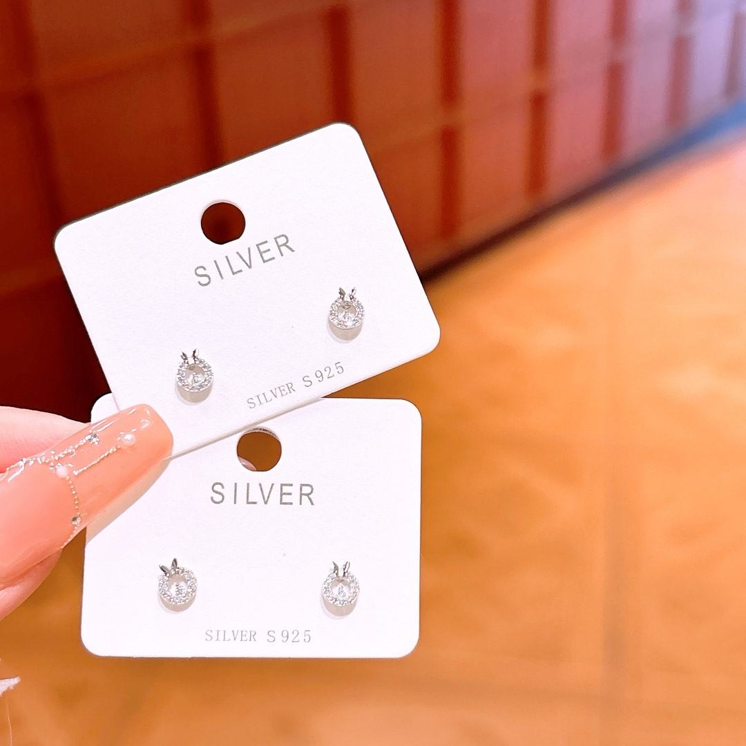 ユニーク高品質シルバーイヤリングシルバー 告白