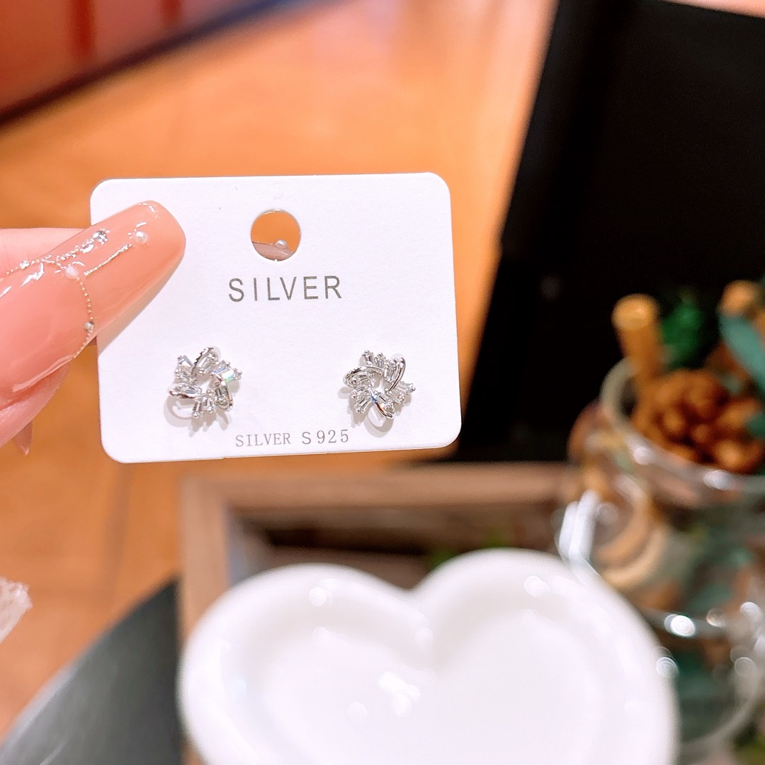 Hypoallergenic Silver Earrings Fashion Spring Festival Gold