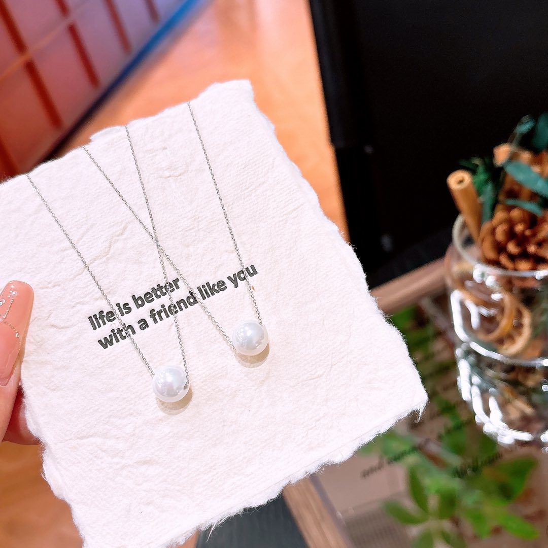 Low Allergy Silver Necklace Korean Style Confession Silver