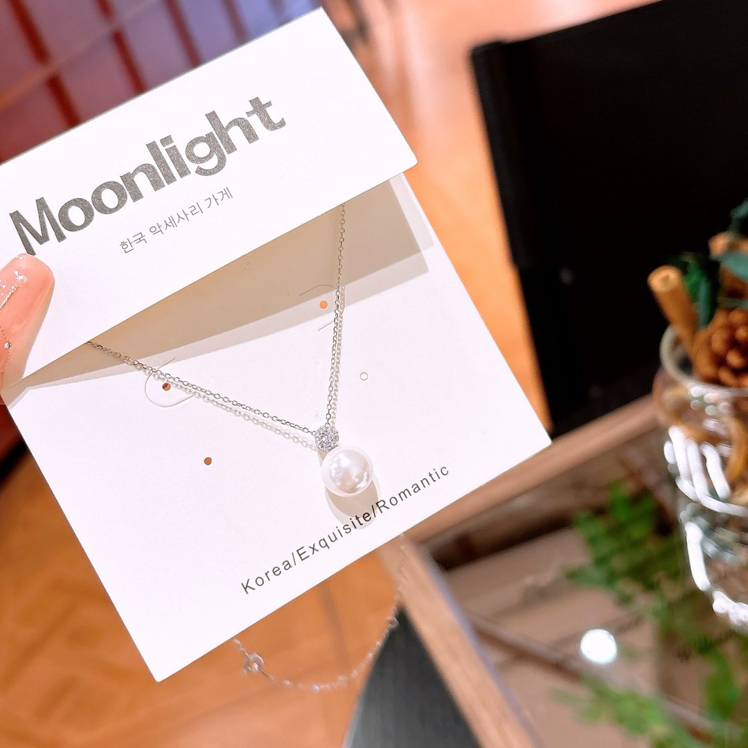 Hypoallergenic Silver Necklace Playful Birthday Silver