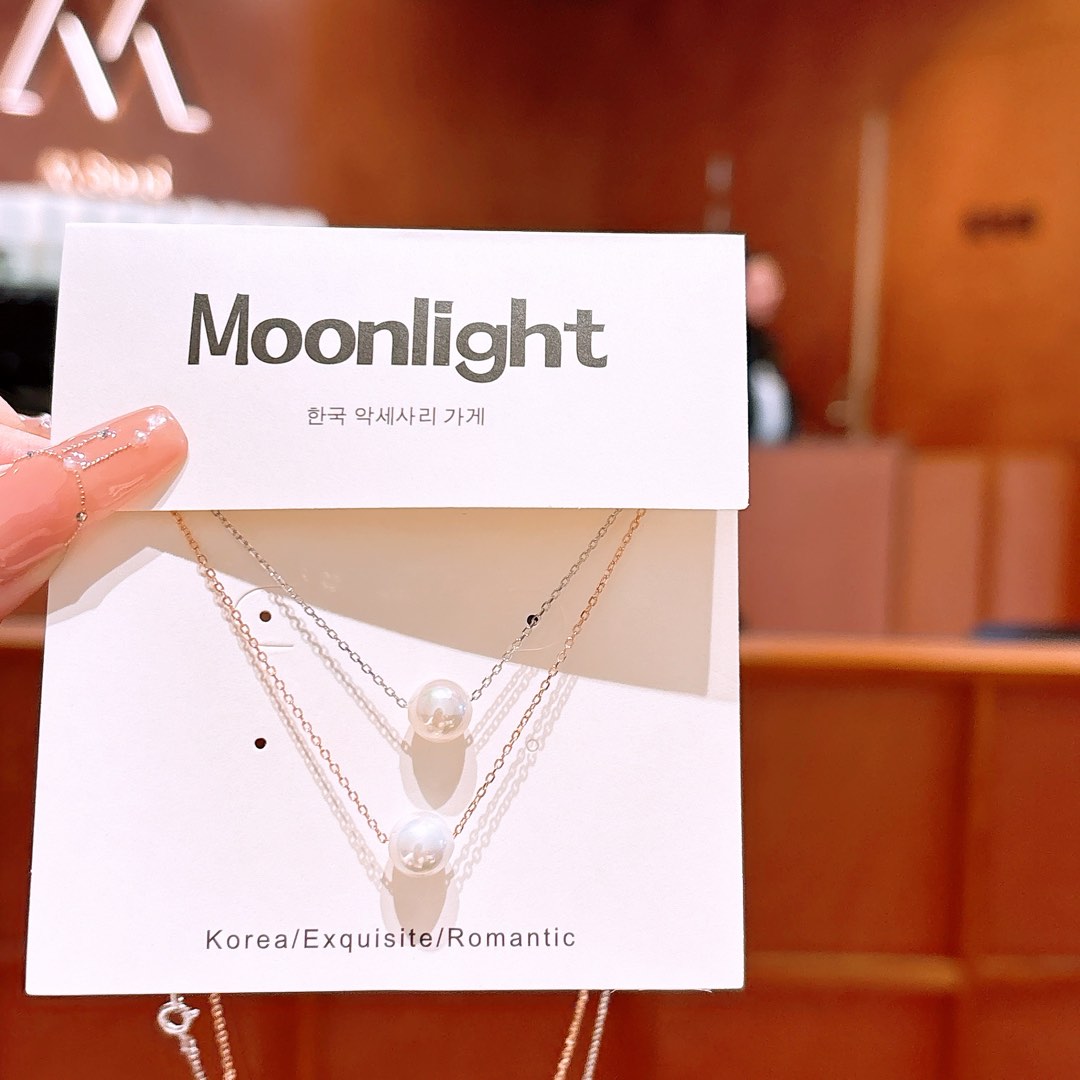 Low Allergy Silver Necklace Romantic Father's Day Gold