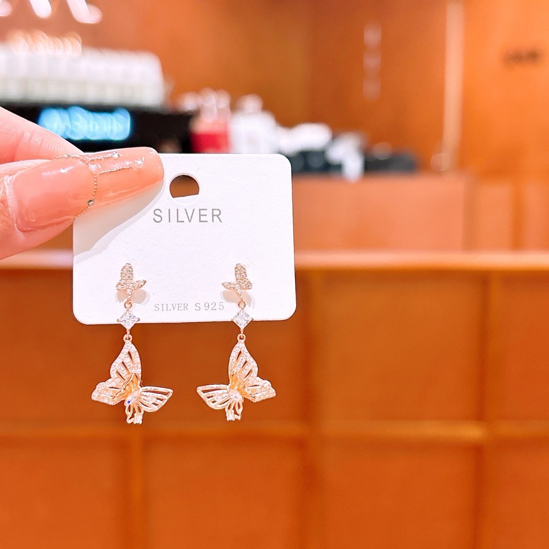 Solid Silver Earrings Precision Party Silver