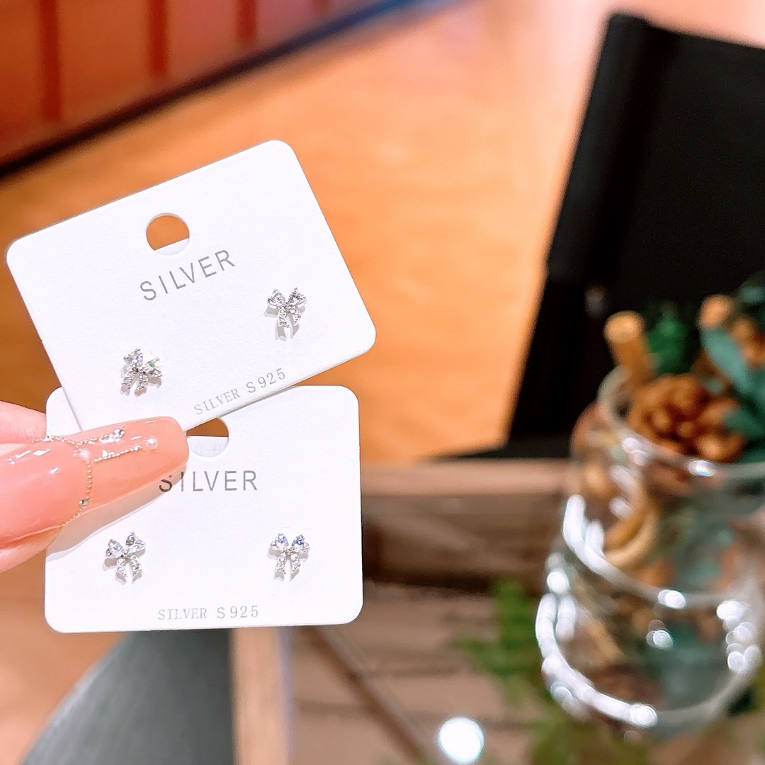 Hypoallergenic Silver Earrings Forest Self-love Gold