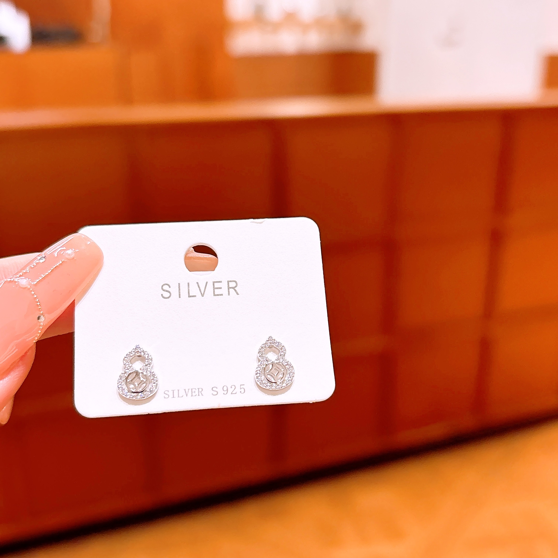 Low Allergy Silver Earrings Cute Banquet Gold