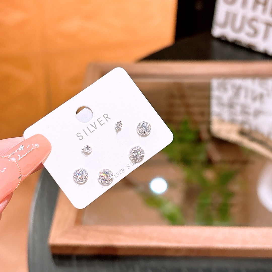 Nickel Free Silver Earrings Artistic New Year Silver