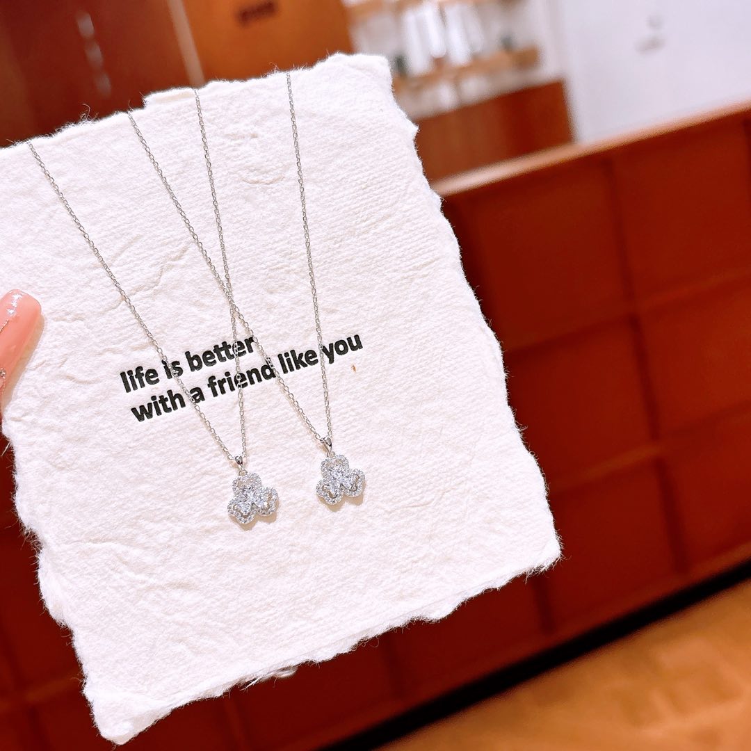 Nickel Free Silver Necklace Fashion Mother's Day Silver