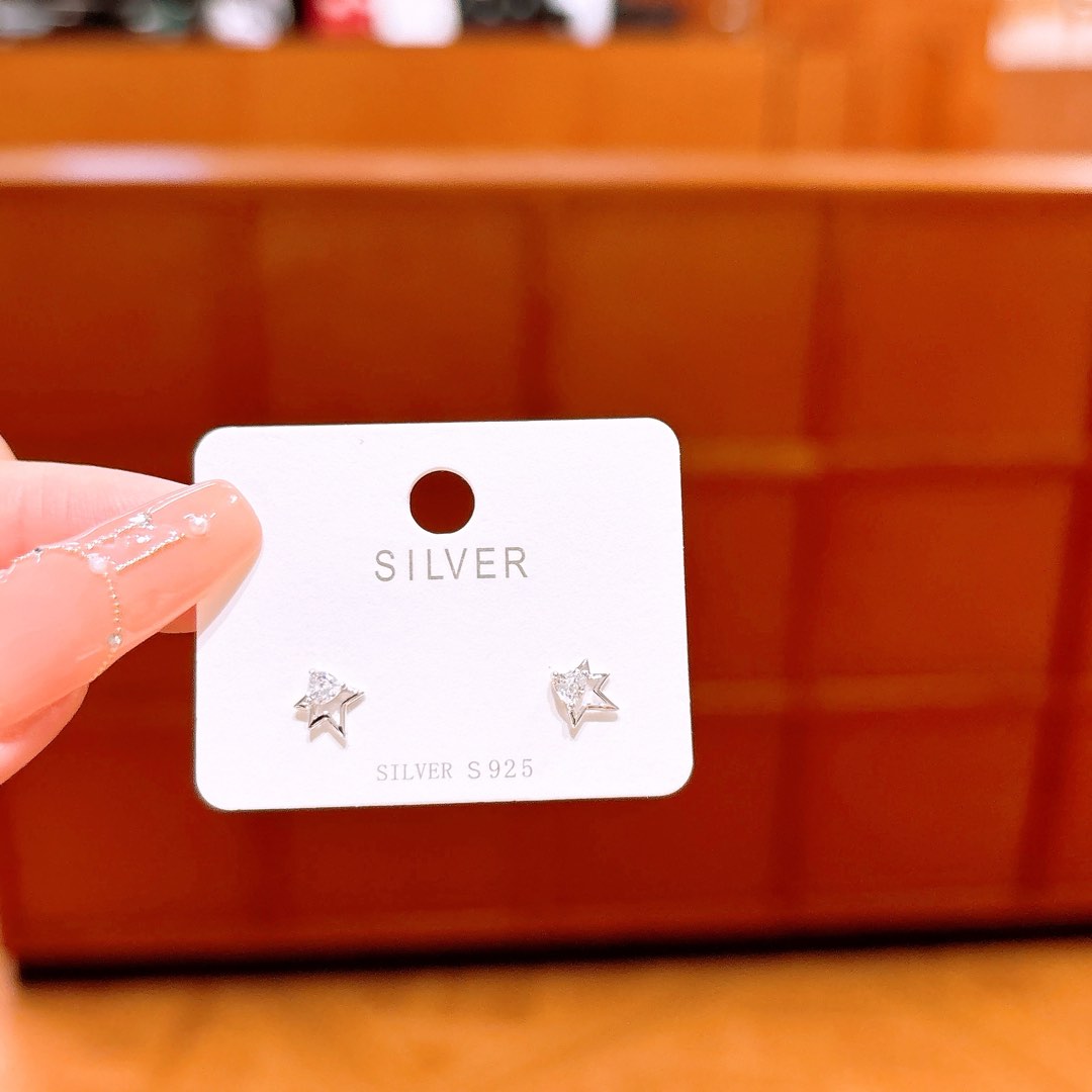 Low Allergy Silver Earrings French Office Silver