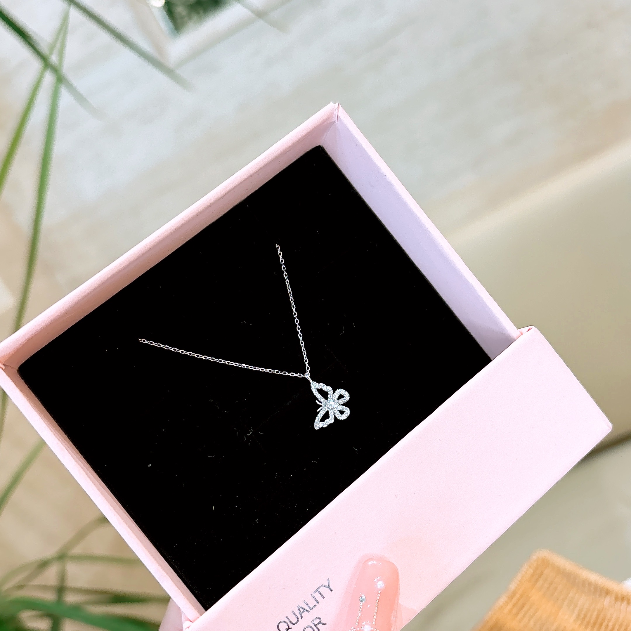 High Polish Silver Necklace French Workplace Gold