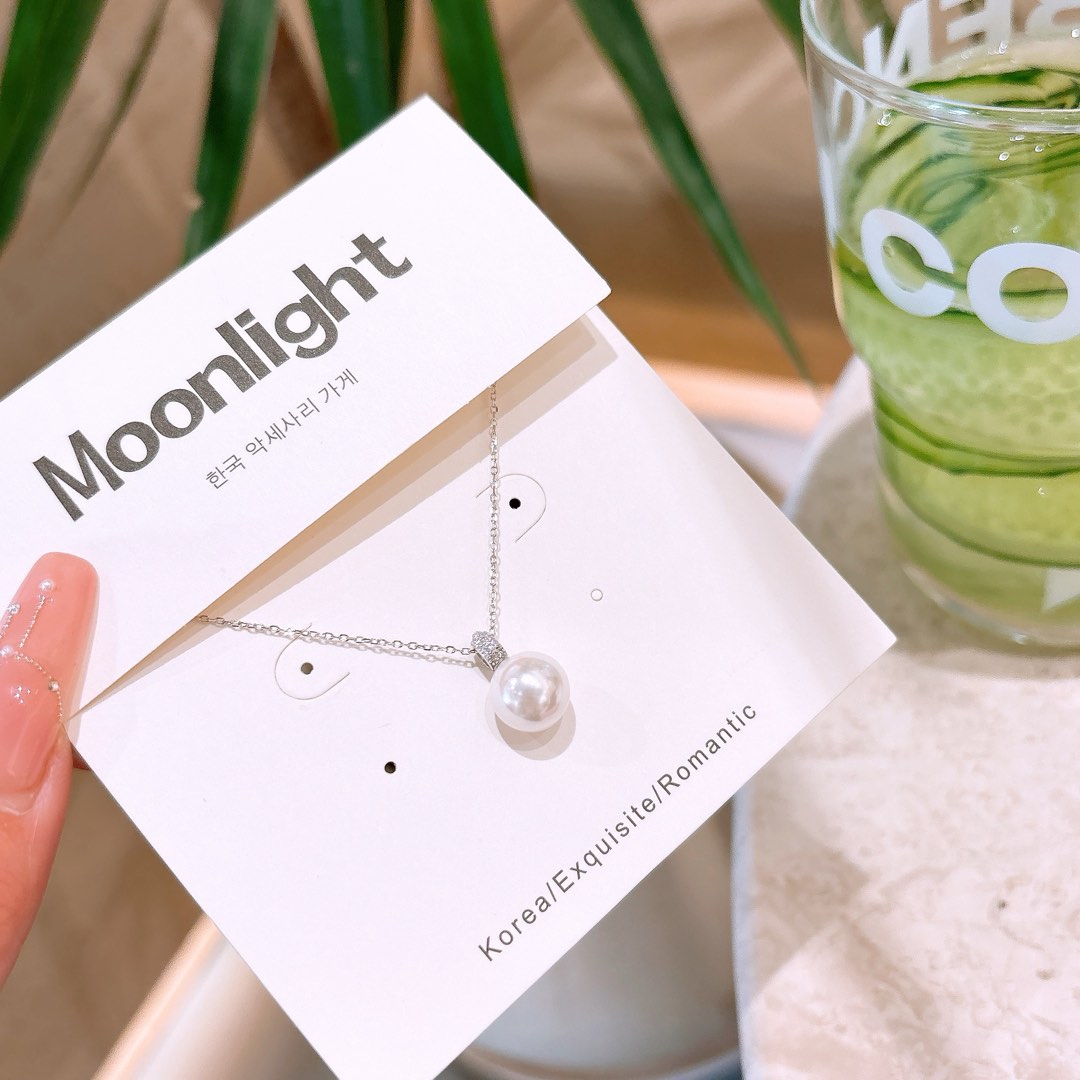 Nickel Free Silver Necklace Delicate Annual Party Gold