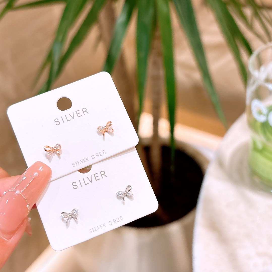 ユニーク925シルバーイヤリングゴールド ギフト