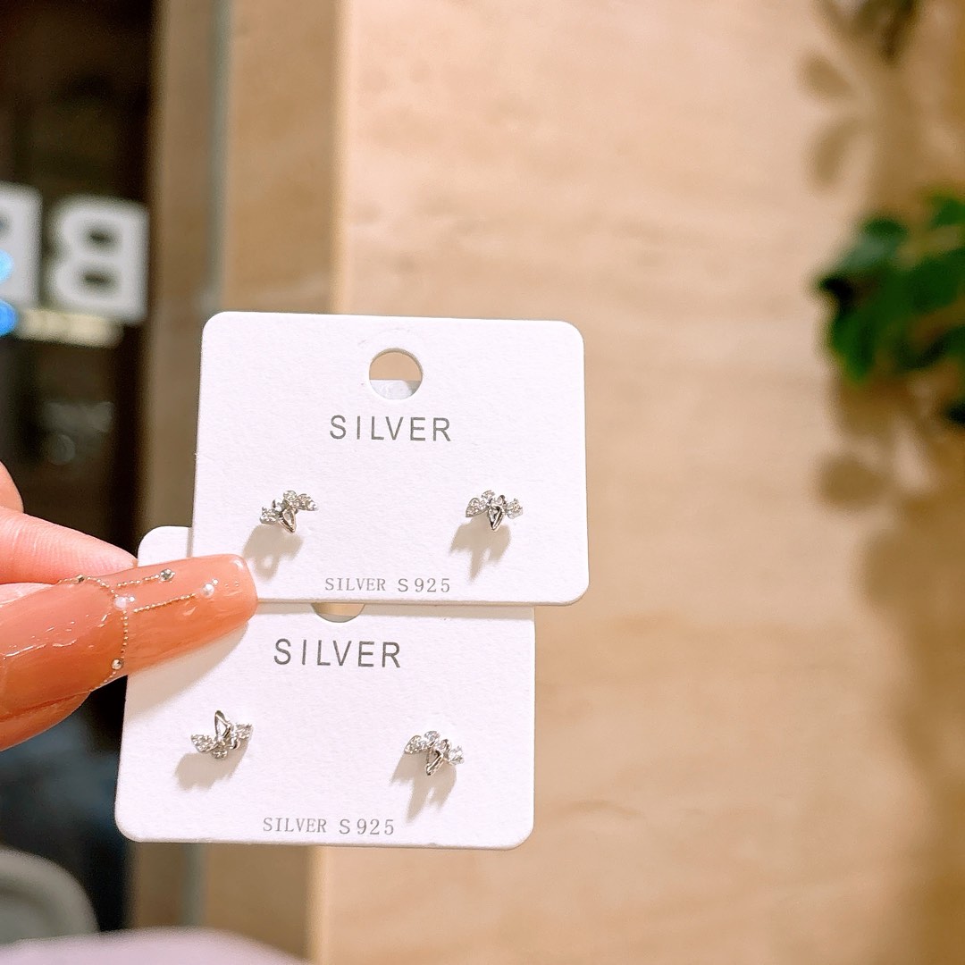 Nickel Free Silver Earrings Romantic Graduation Silver