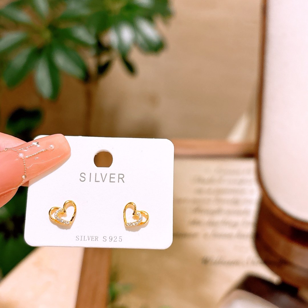 Hypoallergenic Silver Earrings Forest Workplace Silver