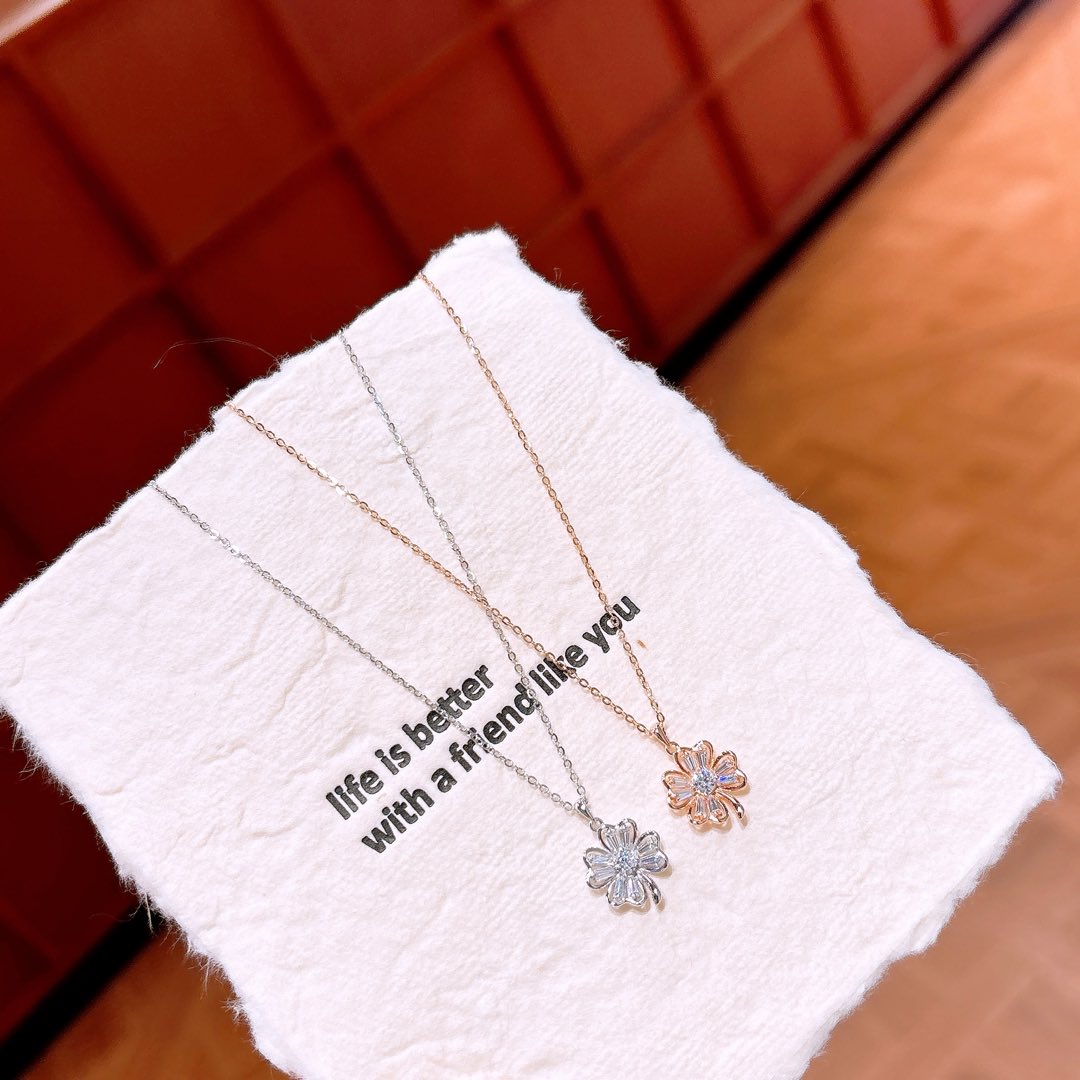 Fine Silver Necklace Unique Travel Silver