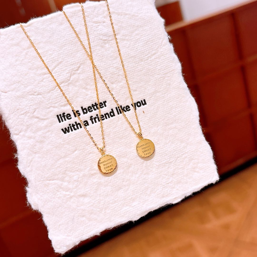 Fine Silver Necklace Sweet Christmas Gold